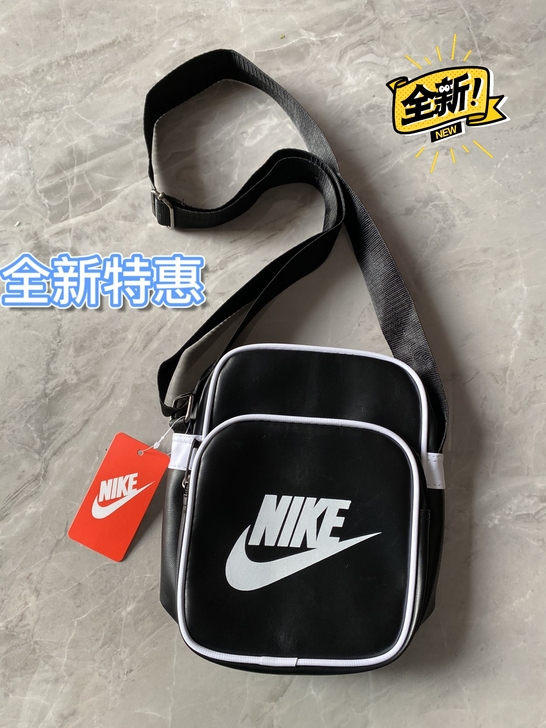 Nike耐克斜挎包情侣包单肩包学生休闲包挎...