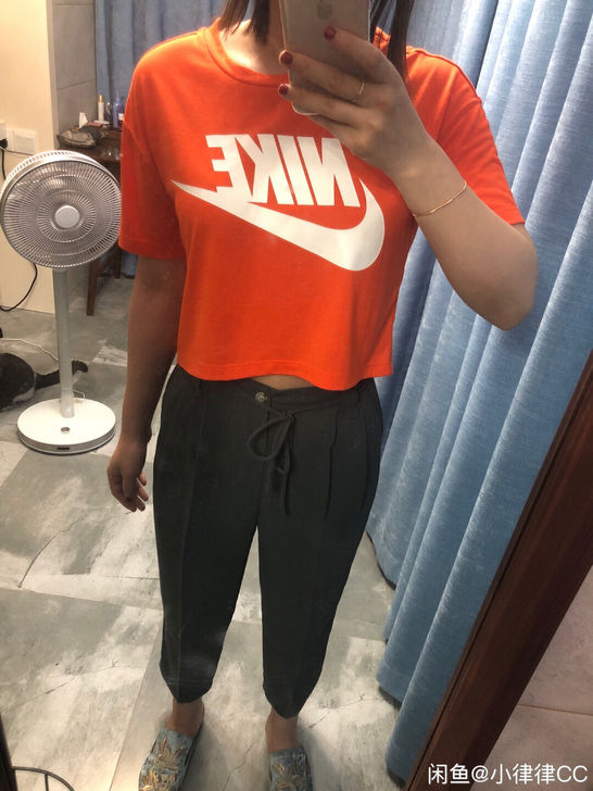 灰色韩国西装九分裤