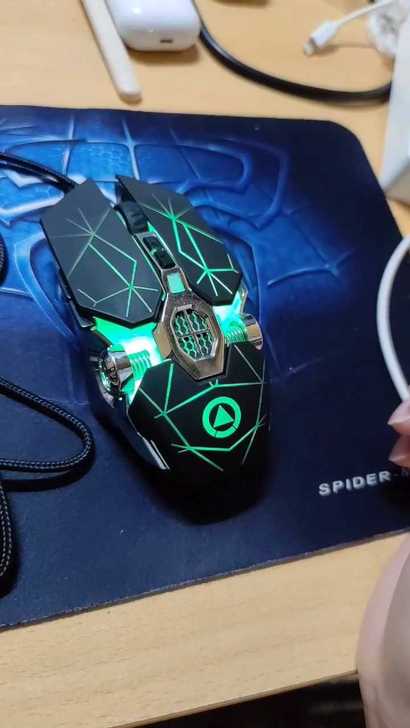 机械游戏鼠标有线鼠标电脑电竞台式笔记本通用...