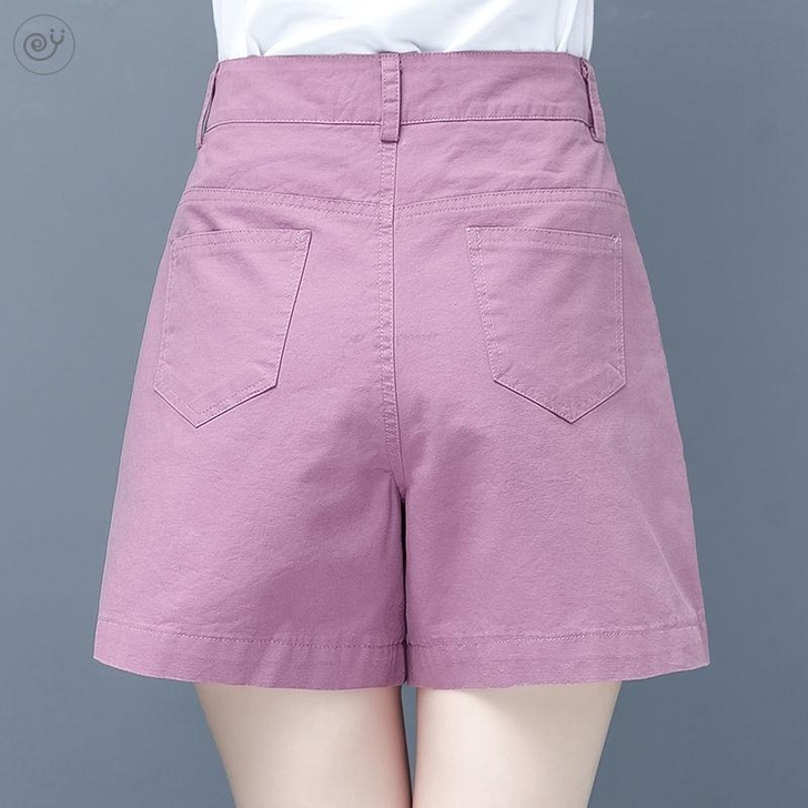 清仓新款女夏高腰百搭短裤阔腿裤宽松显瘦大码...