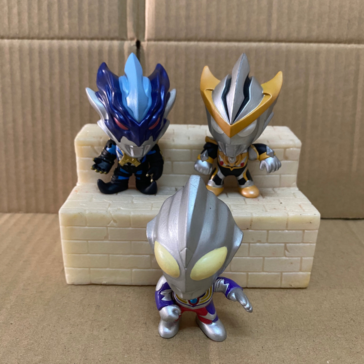 正版散货 Q版奥特曼玩具赛罗布 迪迦 布鲁...