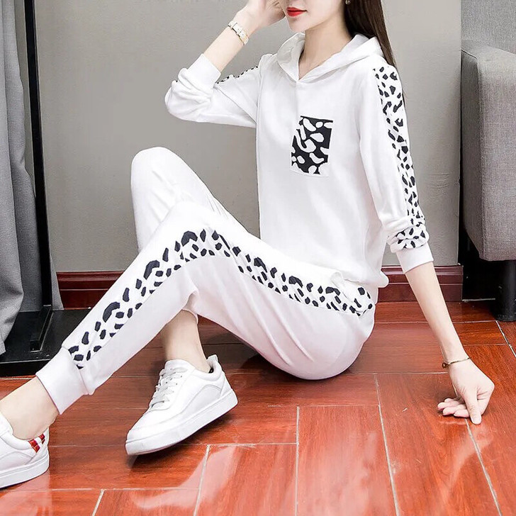 【618活动价】运动服休闲套装女2021年...