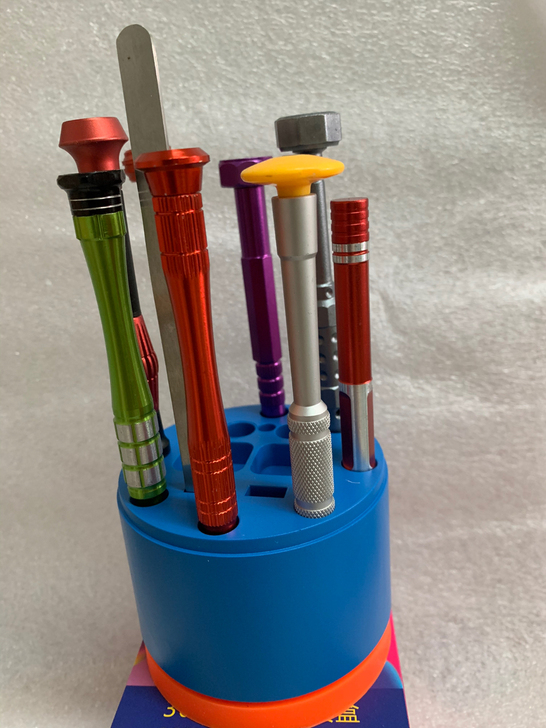 《全新》螺丝刀收纳盒，手机维修工具360度...