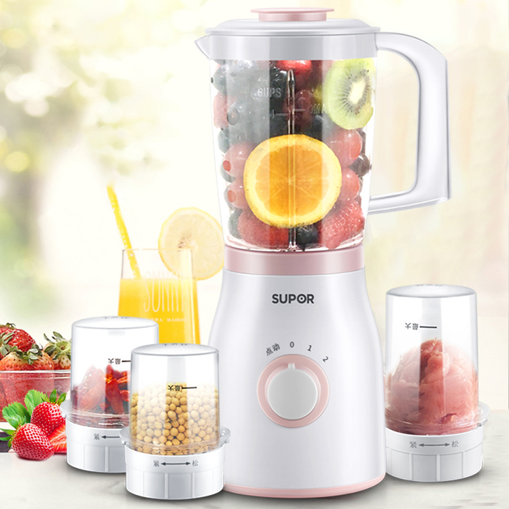 苏泊尔榨汁机家用全自动多功能水果小型打炸果...
