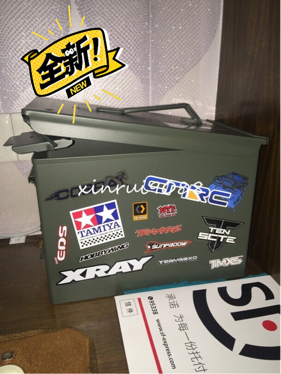 航模型锂电池防爆箱水火密封铁箱子安全收纳保...