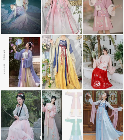 汉服汉元素福袋盲盒清仓齐胸齐腰襦裙刺绣印花...