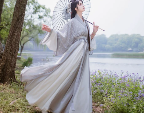衣锦江南云兮扶桑原创汉服 晋制十二破裙六米...