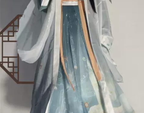月下舟原创【白泽】晋制男女款齐腰一片式穿孔...