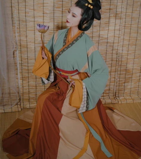 自配汉服一套 晋制汉服 三件套 晋制上衣...