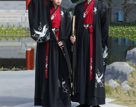 兰若庭汉服  一重衣   魏晋风广袖交领襦...