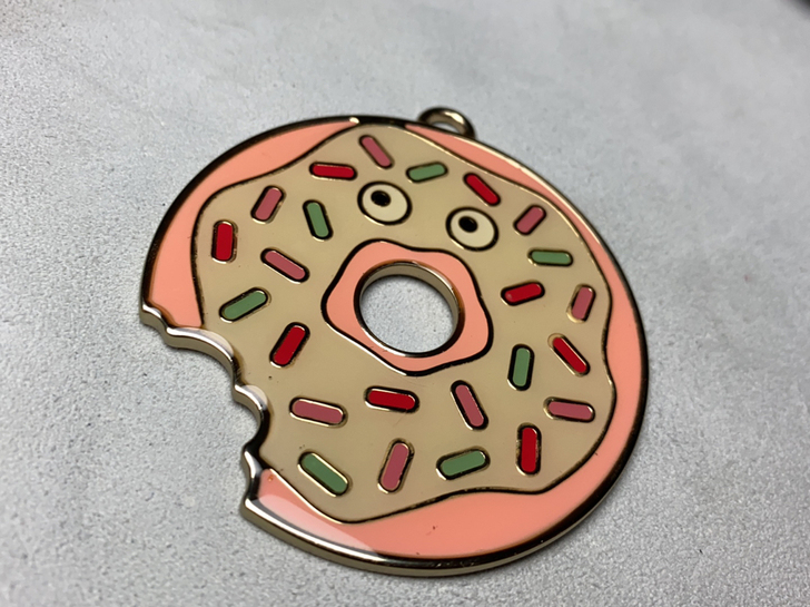全新正品化石装饰挂件，甜甜圈