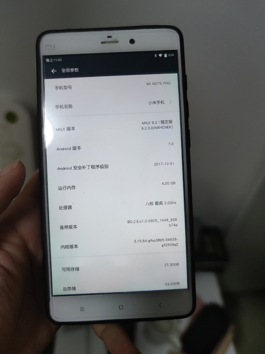 小米note pro 464g 骁龙810...