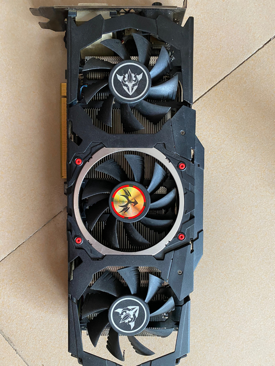 七彩虹 烈焰战神 1060 6G D5显卡...