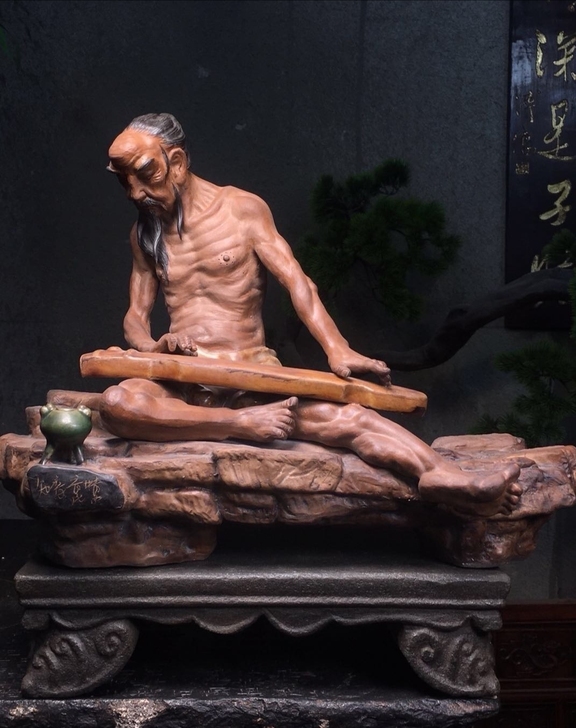 非常大气的一件作品！文人气质伯牙抚琴！！工...