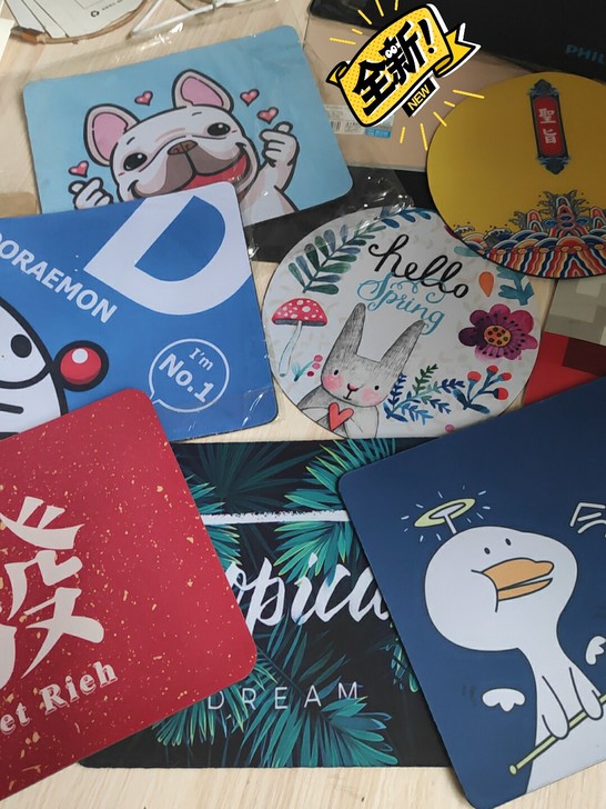 清清清！全新鼠标垫加厚可爱卡通动漫大电竞游...