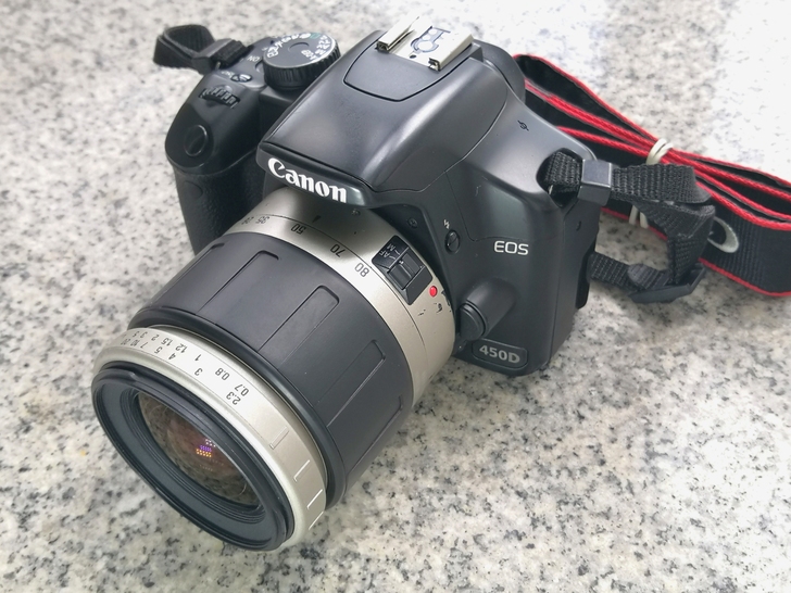 便宜转95新佳能450D+腾龙28-80自...