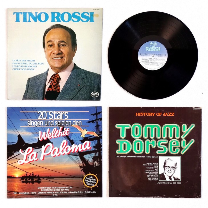 3张 爵士/民谣/流行音乐各一张，LP黑胶...