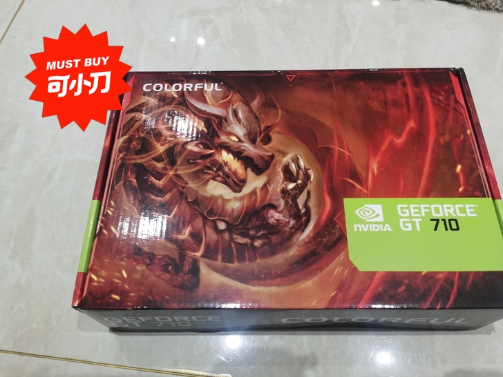 七彩虹GT710 黄金版2G显卡，购于本月...