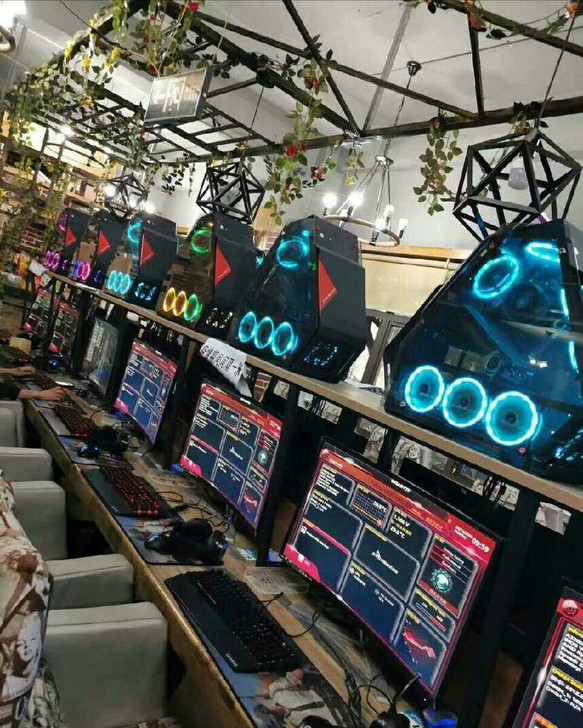 急转网吧二手台式电脑全套i7高配游戏直播电...