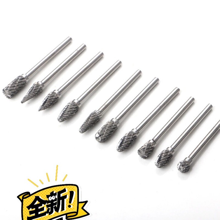 3mm柄6mm钨钢铣刀合金旋转锉金属打磨头...