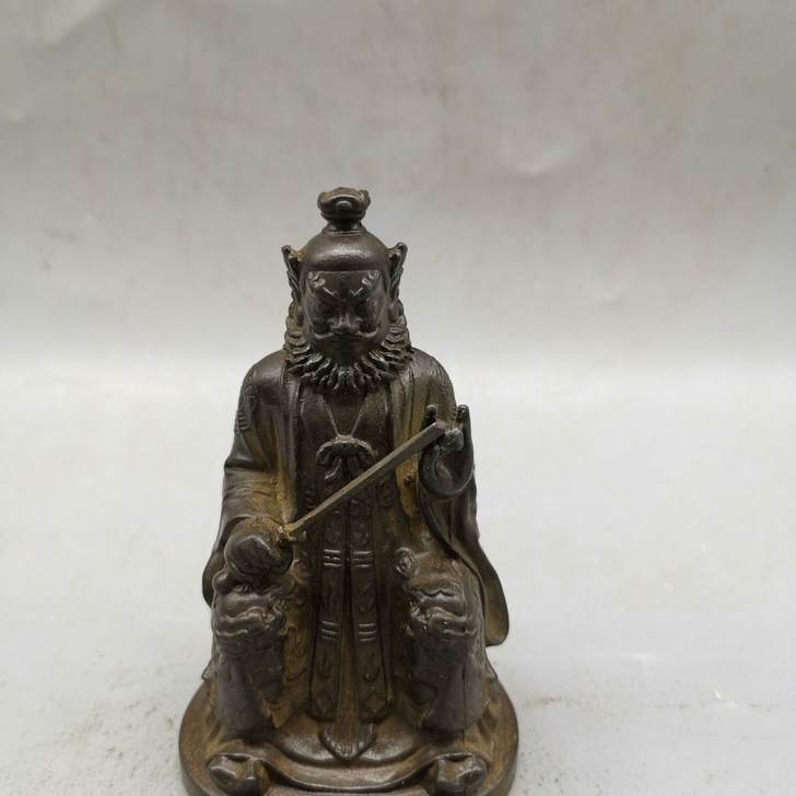 张天师 张道陵道教老祖天师真人铜佛像（捡漏）