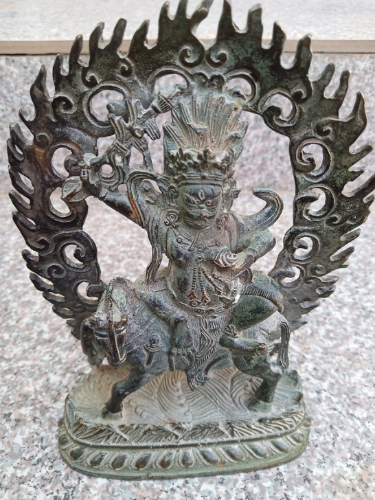 铜佛像，品相好，财神像，288元包邮