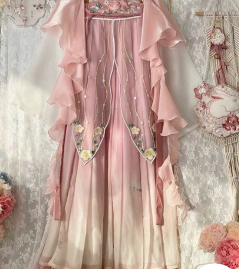 出 玉术汉服 春亦如期 大全套上衣，孺裙，...