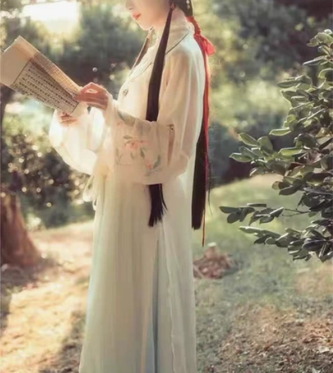 【出租】【兰若庭】海棠春绣花明制立领汉服 ...