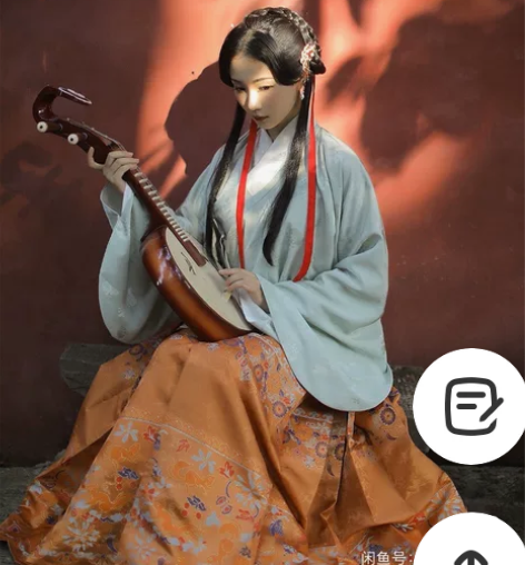 兰若庭胡萝卜马面s码，紫粉色上袄 一套 感...