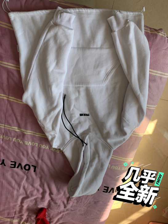 潮牌男卫衣 加绒，就试穿了一次！未水洗！别...