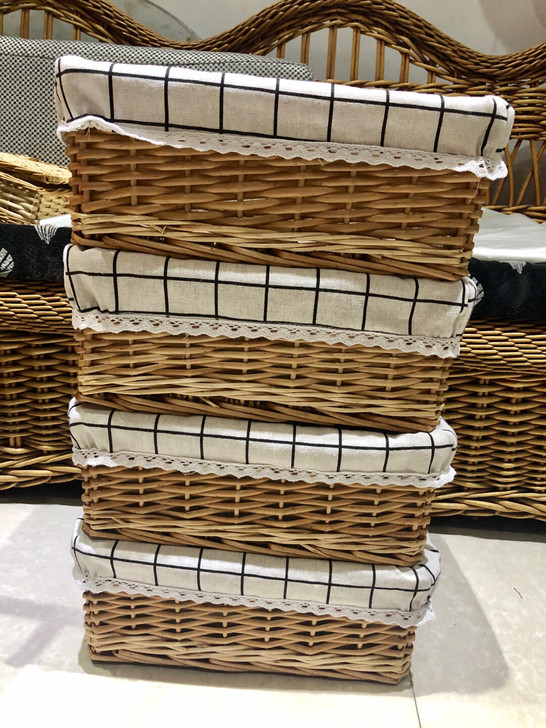 有里布！北欧ins桌面家居布艺收纳筐 产地...