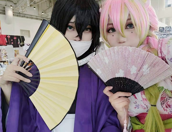 鬼灭之刃 甘露寺小芭内cos服