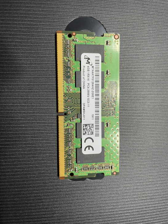 镁光 ddr4 2666 4g 拆机笔记本...