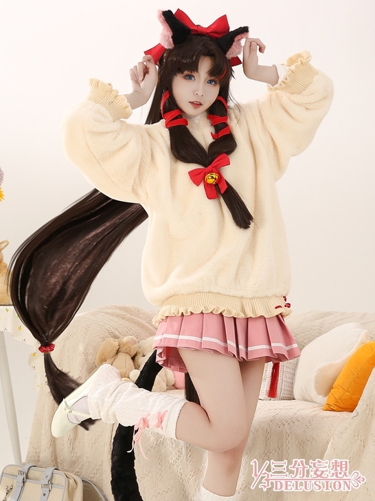 出阴阳师缘结神三分妄想家圣诞节cos单衣服...