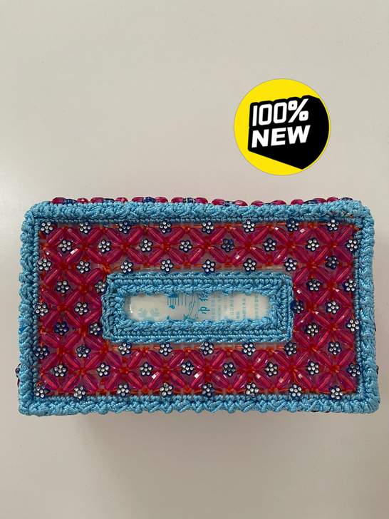 手工编制纸巾盒