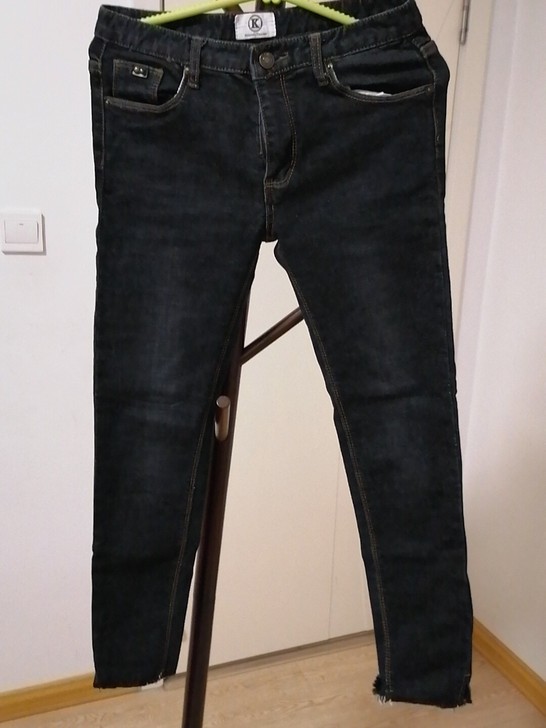 卡兰秀薄绒牛仔裤