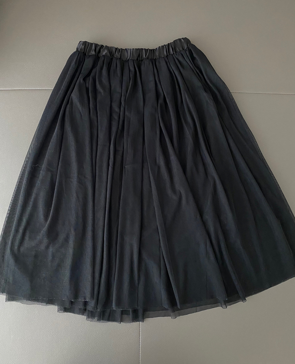 GLACIER通勤伞裙中长裙纱纱裙