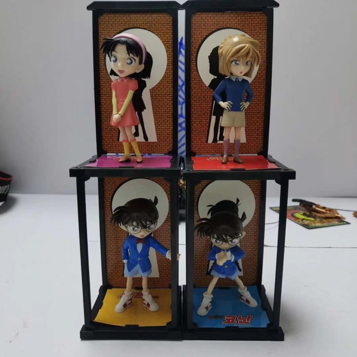 韩版柯南 一套四只手办,24包邮一套彻底清...