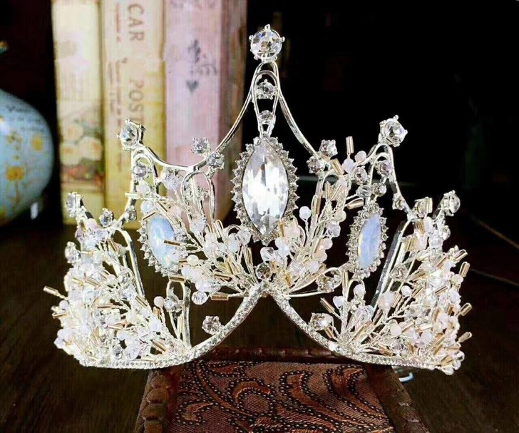 韩式新娘皇冠超闪奢华头饰发饰