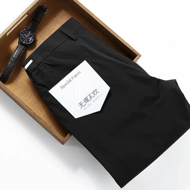 无弹不欢！超薄速干裤男修身商务休闲裤夏季弹...