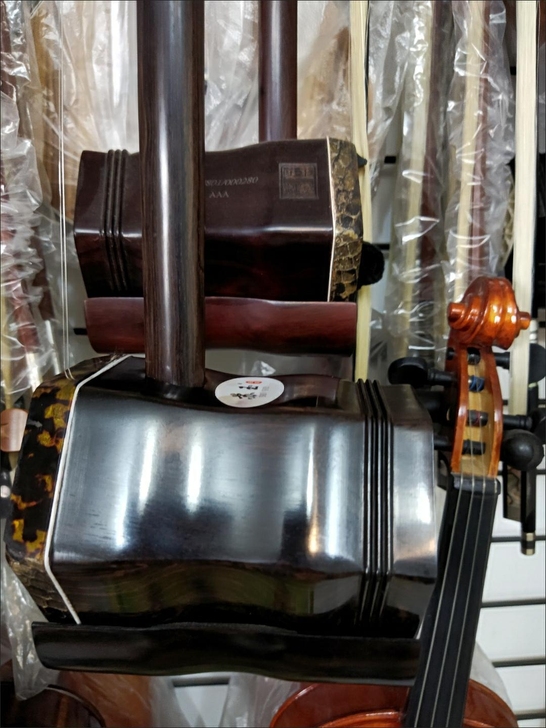 精品二胡黑檀二胡，做工精湛，选料讲究，音质