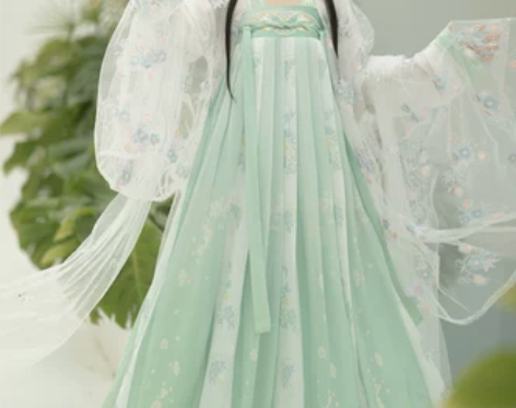 【花不误】茗月萱汉服女齐胸襦裙日常套装刺绣...