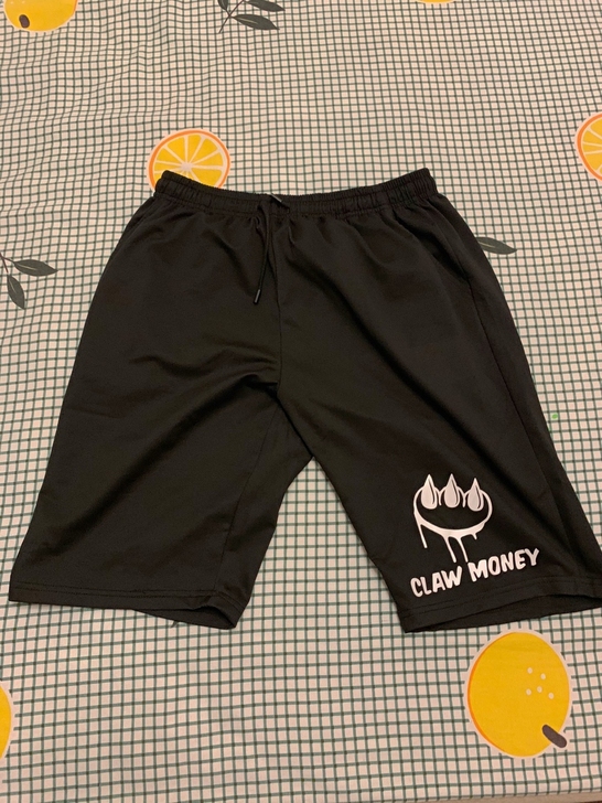 男士运动短裤Clow money休闲短裤薄...