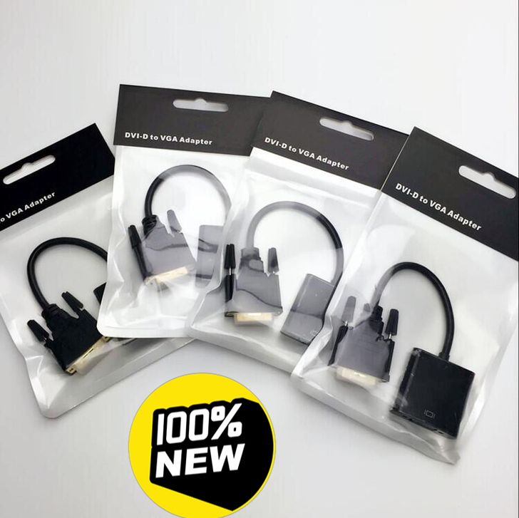 全新dvi转vga线24+1转接头电脑转接...