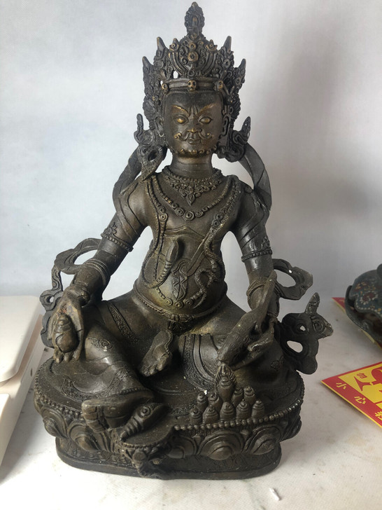 古玩铜佛像藏传佛教铜佛像一尊，高30厘米左...