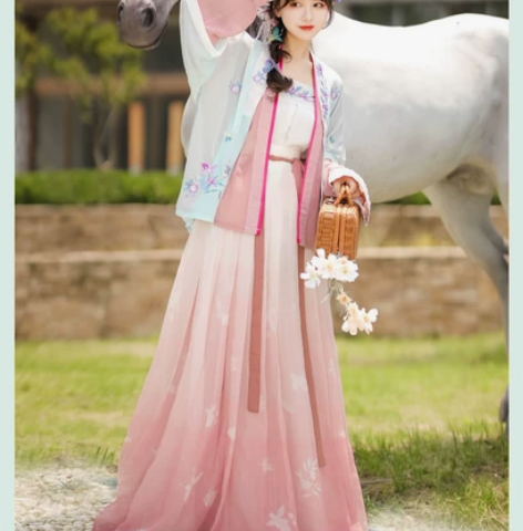 【全新带吊牌三件套】裳云兮-小小草宋制褙子...