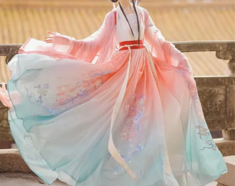 裳云兮【肥啾】原创汉服女唐制对襟齐腰襦裙广...