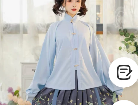 全新裳云兮月潮生汉服汉元素女正品原创眀制半...