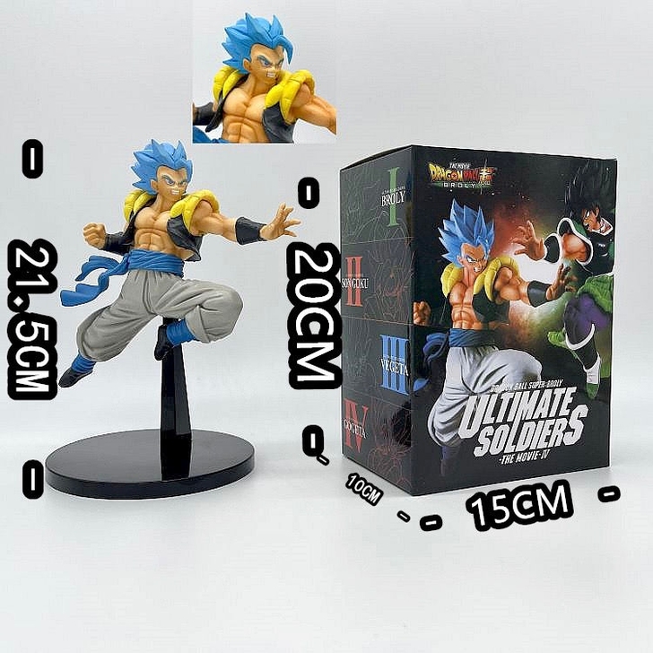 优质版 七龙珠超电影赛亚人孙悟空蓝发悟吉塔...