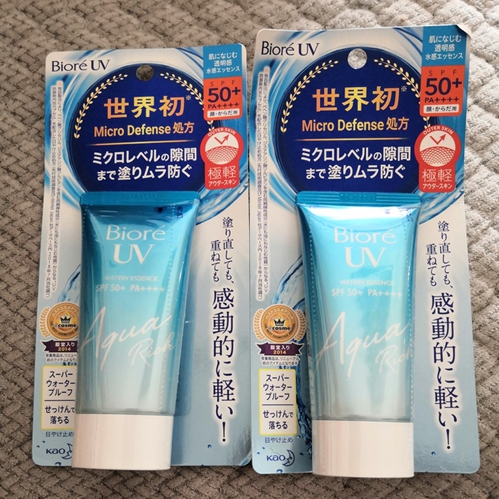 全新Biore碧柔防晒霜女面部防晒乳液蓝管...